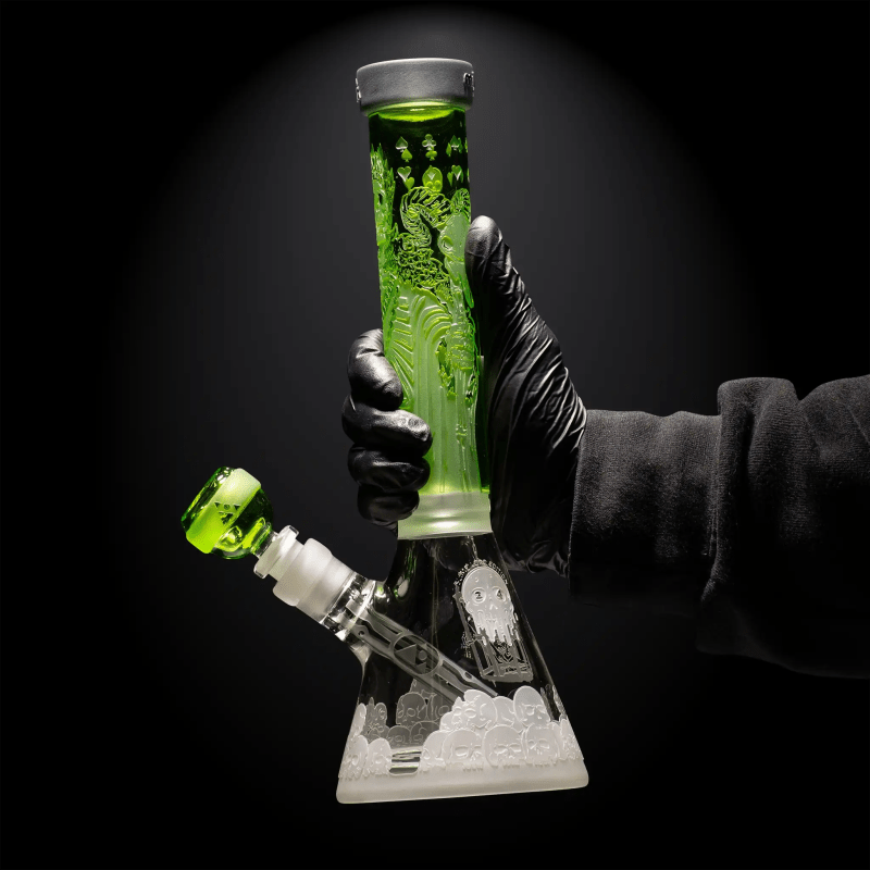 Unholy Coronation: Slime Lord 10.5" Beaker Bong - Image 4