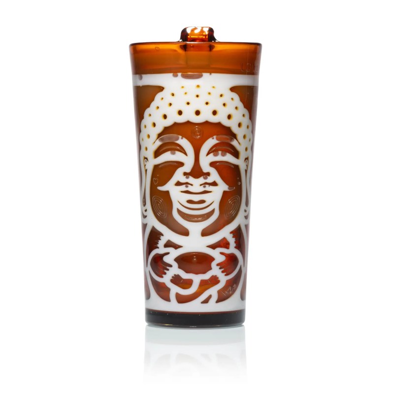Laughing Buddha 7.5" Tall Tumbler - Image 2