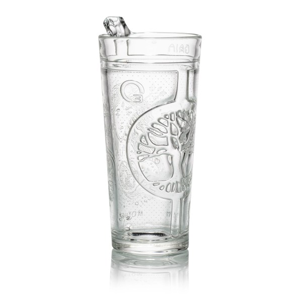 Gaia 7.5" Tall Tumbler - Clear