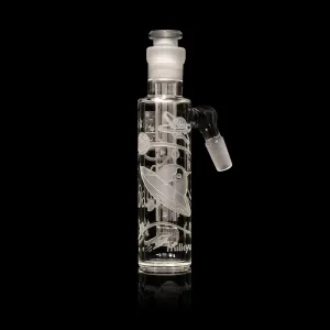 Space Odyssey 45° Wet Ash Catcher - Clear, 45