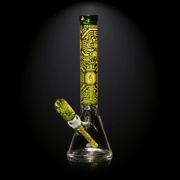 Circuitboard: Spectrum (Limited Edition) 16" Beaker Bong - Green