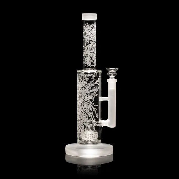 Floral X 13" Water Pipe