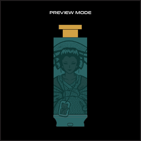 Kabuki: Act One Puffco Peak Wet Attachment - Teal